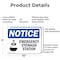 Signmission Emergency Eyewash Station, 10 in W x Rectangle, Aluminum OS-2PACK-NS-A-710-L-11832 - alternate 2